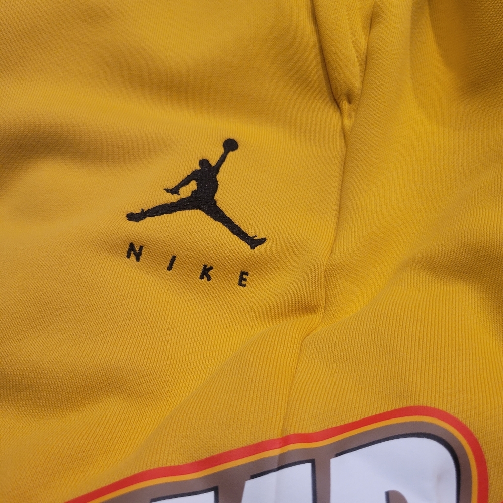 New Nike Air Jordan Jumpman Gold Joggers Sweatpants DC9608-781 - Picture 9 of 13